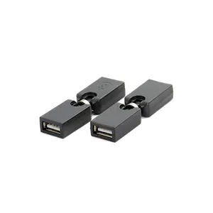 USB 2.0 A female to A Female 360 Degree Rotation Angle Extension Adapter Rotate USB 2.0 Convertor