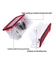Vente en gros de lampes de bienvenue laser pour portière de voiture 12V 5W, logo E, lumière fantôme, lampe de courtoisie pour Mercedes-Benz nouvelle Classe E, Classe GL