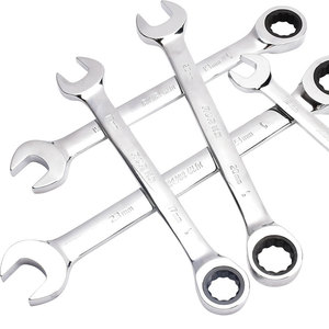 Ratchet <b>Wrench</b> Double End Metric 6mm Chromium Vanadium Steel Chrome Plated Industrial Grade - Product Image 2