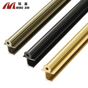 Enderezador de Paneles de Puerta en Forma de Siete de Ming Xin, Aleación de Aluminio, Dorado Mate, Negro Mate, Herraje Antideformación para Puertas de Gabinete - Product Image 3