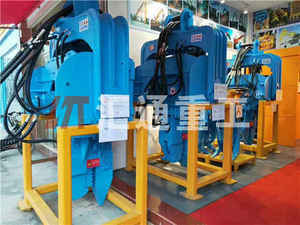 두산 DX225 DX550 굴삭기 장착 진동 해머 신형 유압 콘크리트 파일 드라이버 고성능 건설 코어 모터 베어링 - Product Image 5