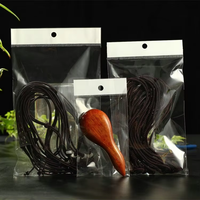 Sacs en plastique OPP/BOPP transparents personnalisés imprimés en gros, sacs rétractables en BOPP, sacs d'emballage en cellophane auto-adhésifs pour bijoux