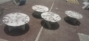 Natural Stone Luxe Cubic <strong>Table</strong> Pour Salon Calacatta Violet <strong>Mesa</strong> De Centro Marmol Plinth Marble Coffee <strong>Table</strong> Sehpa <strong>Table</strong> De Salon - Product Image 5