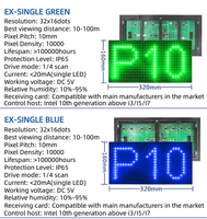 Module d'affichage LED DIP P10 1R extérieur IP65 étanche, luminosité 4500cd, HDR10, 1080P, DCI-P3 95%, 16 bits, lisible en plein soleil, 1920Hz
