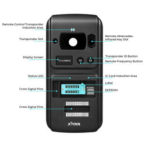 XTOOL KC501 เครื่องโปรแกรมกุญแจรถยนต์ระดับมืออาชีพ OBD2 สแกนเนอร์ โปรแกรมเมอร์ชิป เครื่องอ่าน ECU สำหรับกุญแจรถ ใช้งานร่วมกับ X100 PAD3 - Product Image 5
