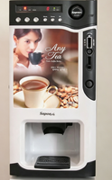Distributeur automatique de café instantané à monnayeur, distributeur de boissons chaudes et de thé commercial