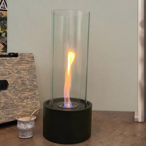 Cheminée au <span class=keywords><strong>bio</strong></span>éthanol de table rotative à 360°, foyer portable sans fumée en acier inoxydable <span class=keywords><strong>pour</strong></span> salon moderne, certifié CE - Product Image 6