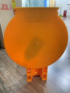 Luz de advertencia de llamarada LED recargable <span class=keywords><strong>solar</strong></span> Señal de barricada impermeable para Seguridad vial Color LED amarillo para exteriores - Product Image 3