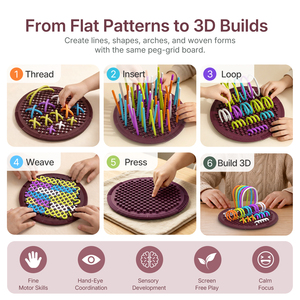 Planche <span class=keywords><strong>d</strong></span>'activités sensorielles FLwarm en silicone, jouet anti-stress éducatif et apaisant pour l'anxiété, le TDAH et l'autisme, pour les enfants de 3 à 14 ans et plus - Product Image 2