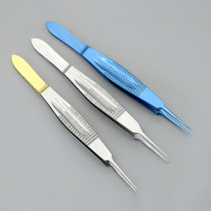 Pinces de précision pour double paupière, instruments microchirurgicaux manuels pour la chirurgie esthétique, en acier inoxydable/alliage de titane - Product Image 6