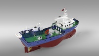 Bateau de pêche commercial à la chalutière en acier neuf Grandsea 27m Diesel à vendre