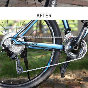 Rondelle de chaîne de vélo multifonctionnelle Nettoyage du plateau de dents de vélo de route Grande brosse Outils d'entretien de vélo de montagne - Product Image 5