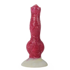 Dildo de Animal Fantástico con Nudo de Perro/Lobo, Juguete Sexual para Adultos, Plug Anal de 8.2'' con Fuerte Ventosa para Principiantes - Product Image 4