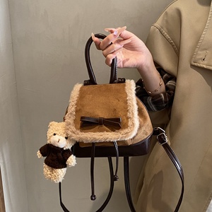 Mini <span class=keywords><strong>Zaino</strong></span> di Alta Gamma per <span class=keywords><strong>Donna</strong></span> Autunno Inverno 2025 Nuovo Stile Retrò <span class=keywords><strong>a</strong></span> Secchiello Borsa Monospalla Versatile - Product Image 1