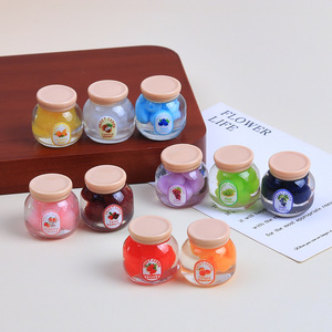 Fruit Canned Resin Mini Jars Diy Craft Kit For <b>Doll</b> House Decorations 3D Simulation <b>Accessories</b> - Product Image 1