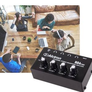 <span class=keywords><strong>Alctron</strong></span> Ha4plus 4 kanal taşınabilir kulaklık Mini mikser amplifikatör izleme ses Stereo kompakt <span class=keywords><strong>USB</strong></span> ses arabirimi Goodquality - Product Image 6