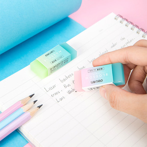 Deli Blossom Eraser 71081 Jelly Color Gradient 30 Pcs For Students Drawing Clean Erasing - Product Image 3