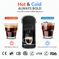 Machine à expresso à capsules pour usage domestique, cafetière avec mousseur à lait intégré pour latte et cappuccino
