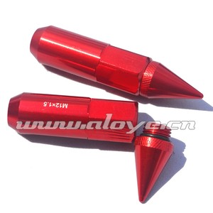 Nouvelles écrous de roue autobloquantes en aluminium CNC ALOYE P1.25 M12XP1.25 - Ajustement universel, boîte de vente au détail d'origine, 20 pièces, multicolores - Product Image 6