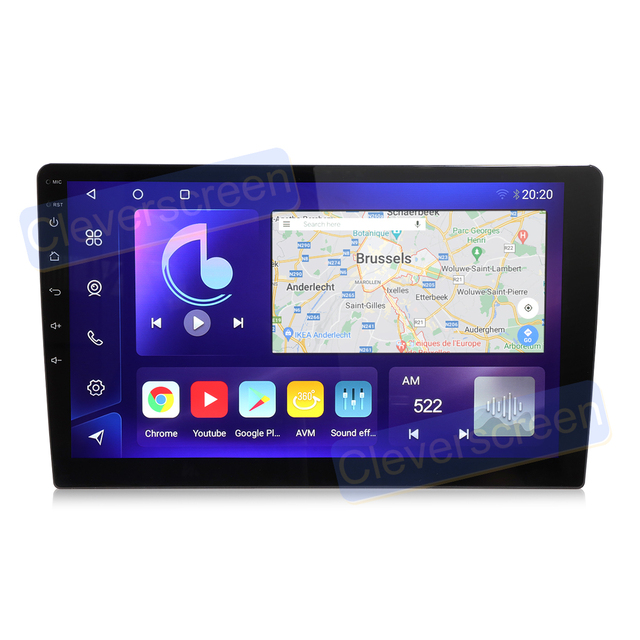 New Qualcomm Universal Multimedia Head Unit 9 Inch 10 Inch Android 11 Car DVD Player Car Audio Stereo Radio Car Monitor with GPS