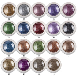 Superventas, 19 colores, espejo mágico ultrabrillante en polvo, arte de <span class=keywords><strong>uñas</strong></span>, cromo brillante, harina de lentejuelas, acrílico, venta al por mayor, <span class=keywords><strong>uñas</strong></span> brillantes - Product Image 3
