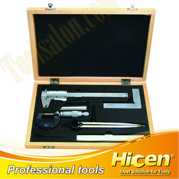 4pc Dial Caliper Micrometer Stainless Steel
