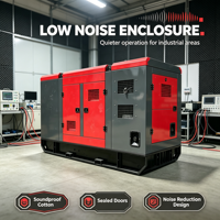 Générateur diesel silencieux industriel 50KW 60KW, réponse rapide, système de refroidissement par air, groupe électrogène avec remorque