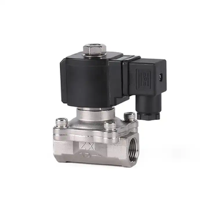 Vanne solénoïde à gaz ou liquide pour l'eau, en laiton, livraison directe usine, produit phare - Product Image 1