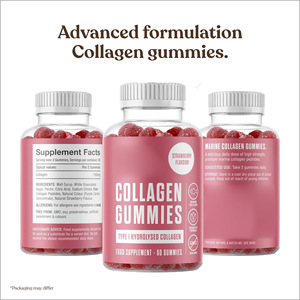 Gomitas de Colágeno Hidrolizado de Marca Privada con Aminoácidos Esenciales para <span class=keywords><strong>el</strong></span> Cuidado de la Piel, Cabello y Uñas, Suplemento Dietético - Product Image 2