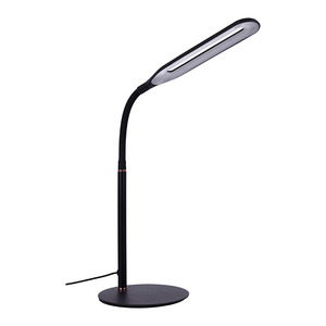 Office Series Flexo 5W LED Lámpara de escritorio 4000K Negro H.61xD.15cm - Product Image 1