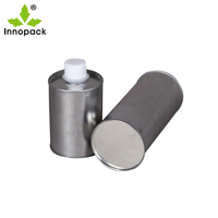 Kaleng PVC Tinplate Berkualitas Tinggi untuk Wadah Pelarut dengan Kuas untuk Lem