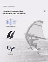 Planche de kitesurf en fibre de carbone et EPS pour entraînement adulte, style influenceur, pour le marché international