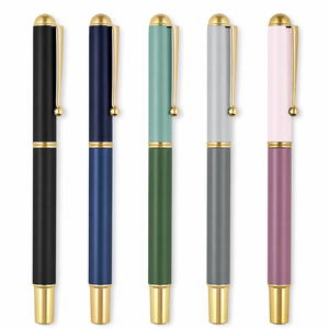 Bolígrafos de Oficina Personalizables Multicolores, Regalo Promocional, Bolígrafos Metálicos para Negocios - Product Image 1
