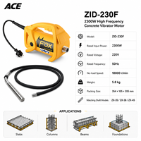 ZID-230F 2300W Hochfrequenz-Betonvibrator Elektrischer Betonvibratormotor