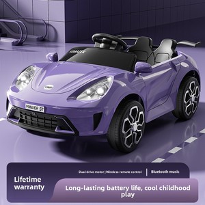 Nuevo Modelo de Auto Eléctrico <span class=keywords><strong>para</strong></span> Niños de 1 a 3 Años, con Control Remoto, Cuatro Ruedas, Batería Recargable, <span class=keywords><strong>para</strong></span> Niños y Niñas - Product Image 2