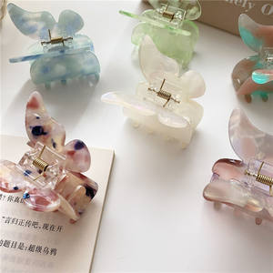 Accesorios populares para el cabello Tiktok Ins estilo coreano acetato pinza para el cabello colorido mariposa pinzas para el cabello para niñas - Product Image 5