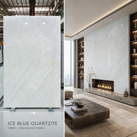 Prix de la dalle d'onyx blanc |   Pierre de jade blanche translucide rétroéclairée naturelle de 18 mm pour revêtement mural de villa et sol d'hôtel de luxe