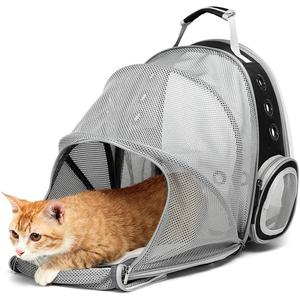 Custom Color Logo Breathable Pet <b>Cat</b> School Bags Kitten Dog <b>Backpack</b> Outside Astronaut Transparent Space Capsule Pet Carrier Bag - Product Image 2