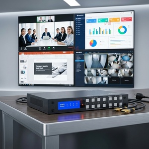 Matrice <span class=keywords><strong>HDMI</strong></span> 4x4 4K60Hz 18 Gbps prenant en charge TCP/IP, IR, RS232 et interface Web avec 4 sources Ultra HD et audio analogique et SPDIF - Product Image 3