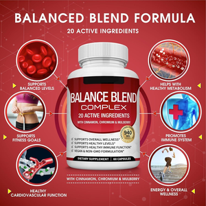 Suplemento Dietético Compuesto Más Vendido que Contiene 20 Ingredientes Activos para Ayudar a Mantener un Nivel Saludable de Azúcar en Sangre y Lípidos en Sangre - Product Image 3