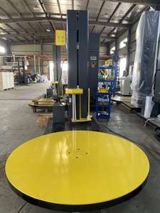 Volautomatische Verticale <span class=keywords><strong>Pallet</strong></span> Omsnoeringsmachine En <span class=keywords><strong>Pallet</strong></span> Rekfolie Wikkelmachine - Product Image 6