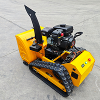 Robot souffleur à neige télécommandé, moteur essence 457CC, largeur de déneigement 100CM pour l'élimination de fortes quantités de neige