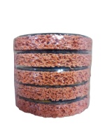 Roue de décapage abrasive en nylon renforcé orange de 100 mm, 115 mm, 125 mm, 150 mm, 180 mm pour l'entretien industriel lourd