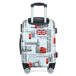 Valise à roulettes à motif de bus londonien / Bagage PC / Valise de <span class=keywords><strong>voyage</strong></span> avec serrure 20''24''28'' - Product Image 6
