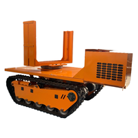 Raupentransporter Raupendumper Gummiketten-Mini-Kompakt-Raupentransporter Elektrischer Ferngesteuerter Transporter Fahrgestell 1 Jahr Garantie Hebei