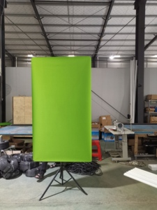 Écran vert pliable de 80 pouces 16:9 avec support, chromakey portable pour studio photo, vidéo, zoom, <span class=keywords><strong>YouTube</strong></span>, diffusion en direct - Product Image 2