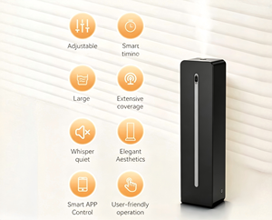 Difusor de Aroma Inteligente WiFi Eléctrico Metálico Sin Agua de Dos Fluidos, Independiente, para Uso en Hoteles y Hogares, de Gran Capacidad - Product Image 3