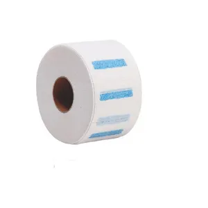 Disposable Neck Paper Neck Strip Roll For Paper For The Neck Hairdressing Elastic Paper Collar Hair Salon Accessories