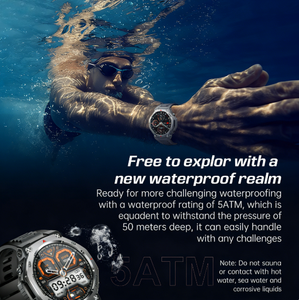 <span class=keywords><strong>Montre</strong></span> connectée de fitness avec suivi de la fréquence cardiaque, de l'oxygène sanguin (SpO2) et du sommeil, étanche, tracker d'activité pour le sport - Product Image 5