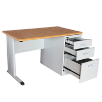 Bureau de direction moderne en acier pour hôpitaux et écoles – Mobilier de bureau commercial durable avec design ergonomique et fonction assis-debout